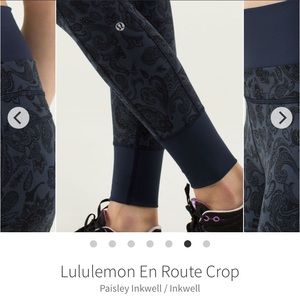 Lululemon En Route Crop